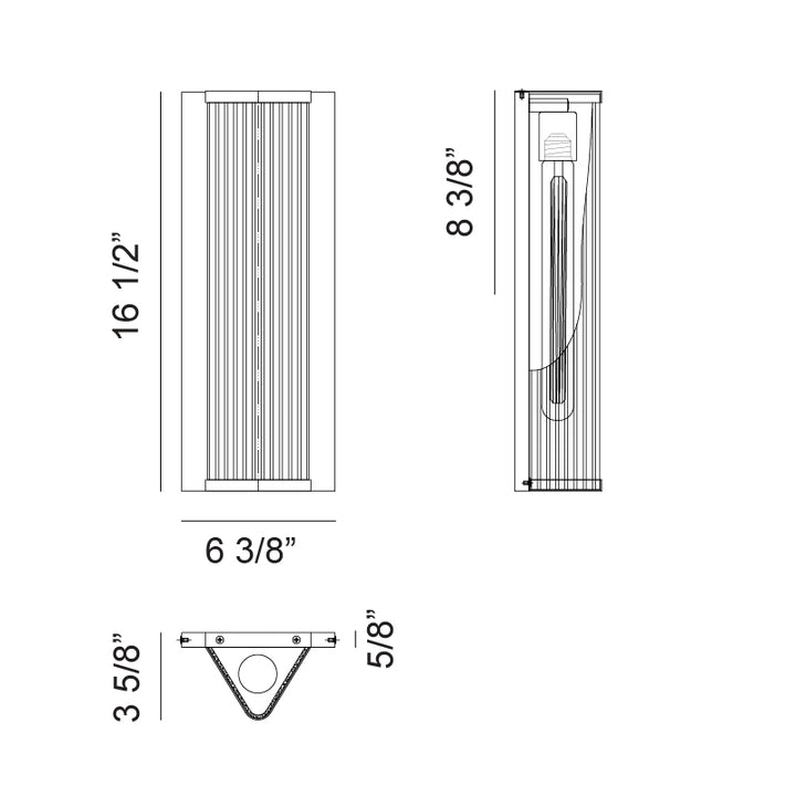 Palmira - LED 1 Light Wall Sconce