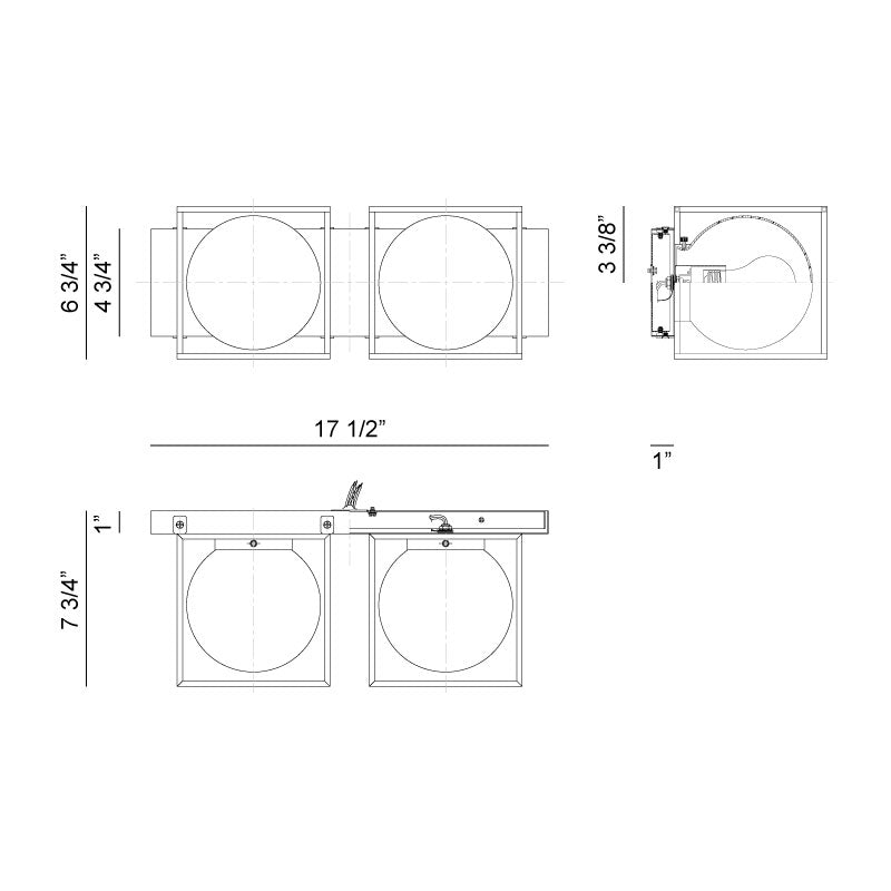Squircle - Vanity Light