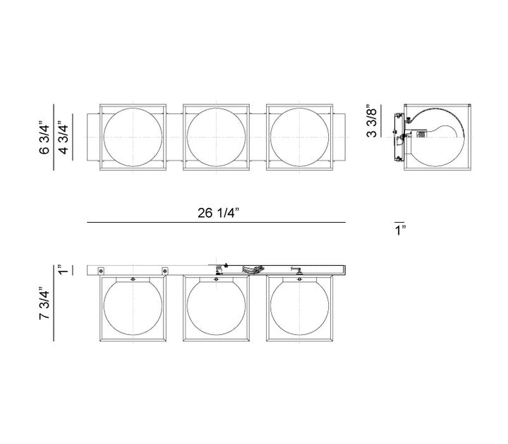 Squircle - Vanity Light