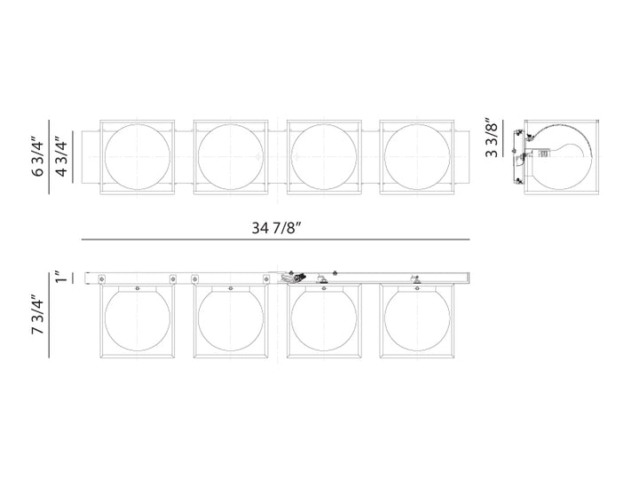 Squircle - Vanity Light