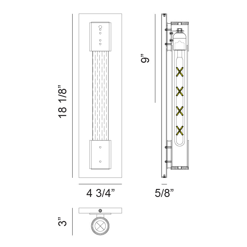 Riely - LED 1 Light Wall Sconce