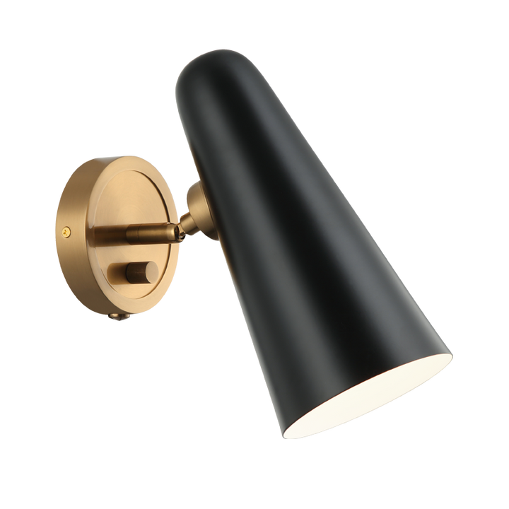 Steel Frame with Adjustable Head Wall Sconce