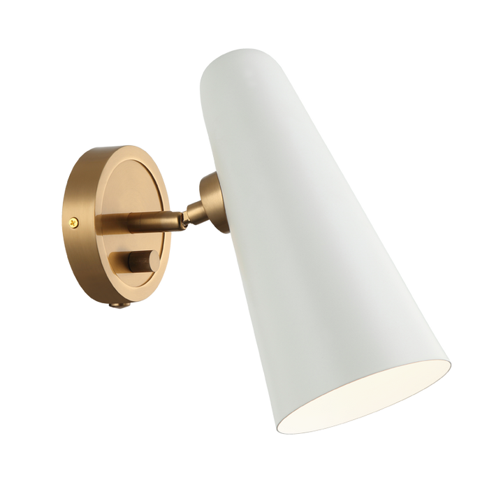 Steel Frame with Adjustable Head Wall Sconce