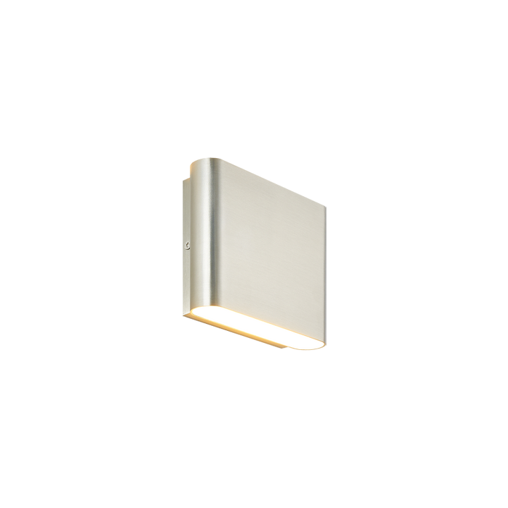 LED Curved Edge Steel Frame with Acrylic Diffuser Outdoor Wall Sconce
