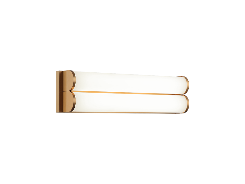 LED Steel Frame with Acrylic Diffuser Double Vanity Light