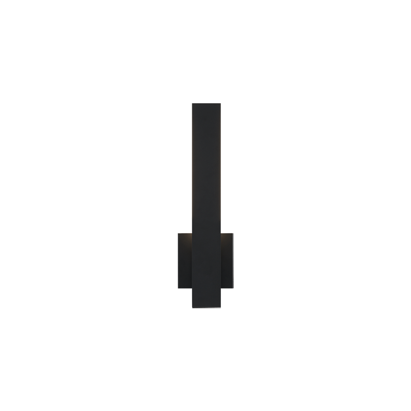 LED Steel Rectangular Frame with Acrylic Diffuser Outdoor Wall Sconce