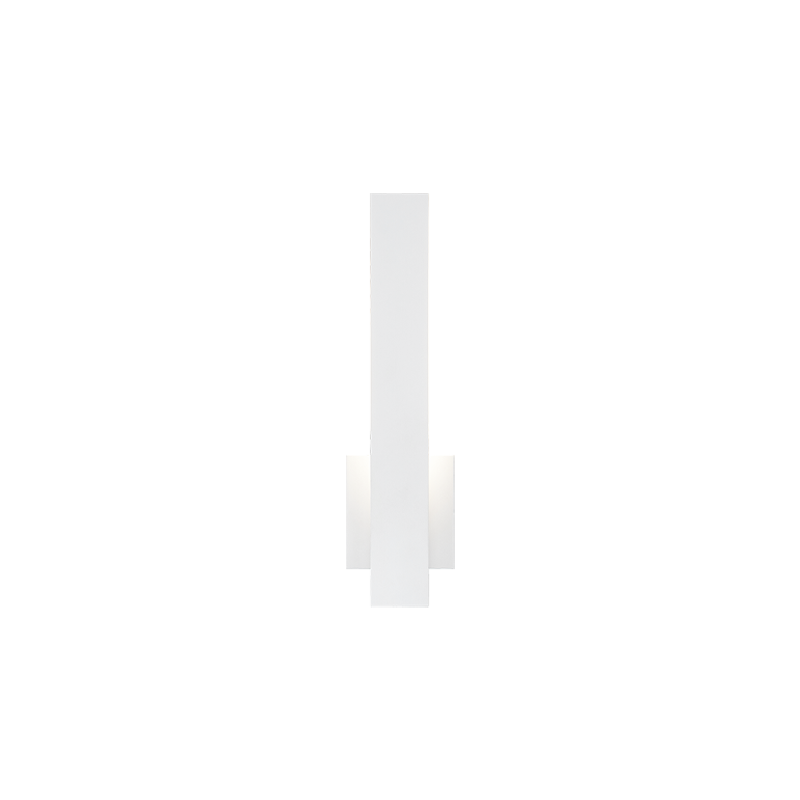 LED Steel Rectangular Frame with Acrylic Diffuser Outdoor Wall Sconce