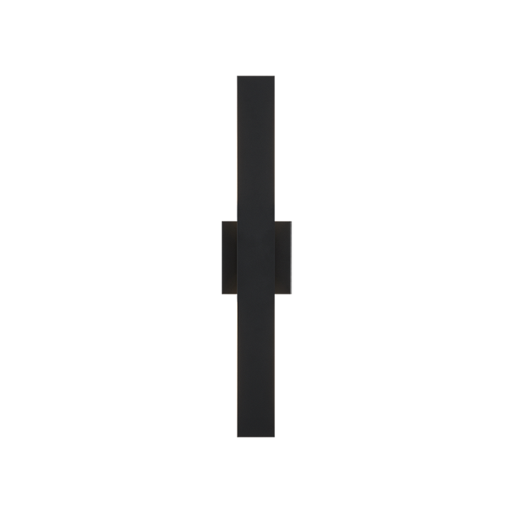 LED Steel Rectangular Frame with Acrylic Diffuser Outdoor Wall Sconce