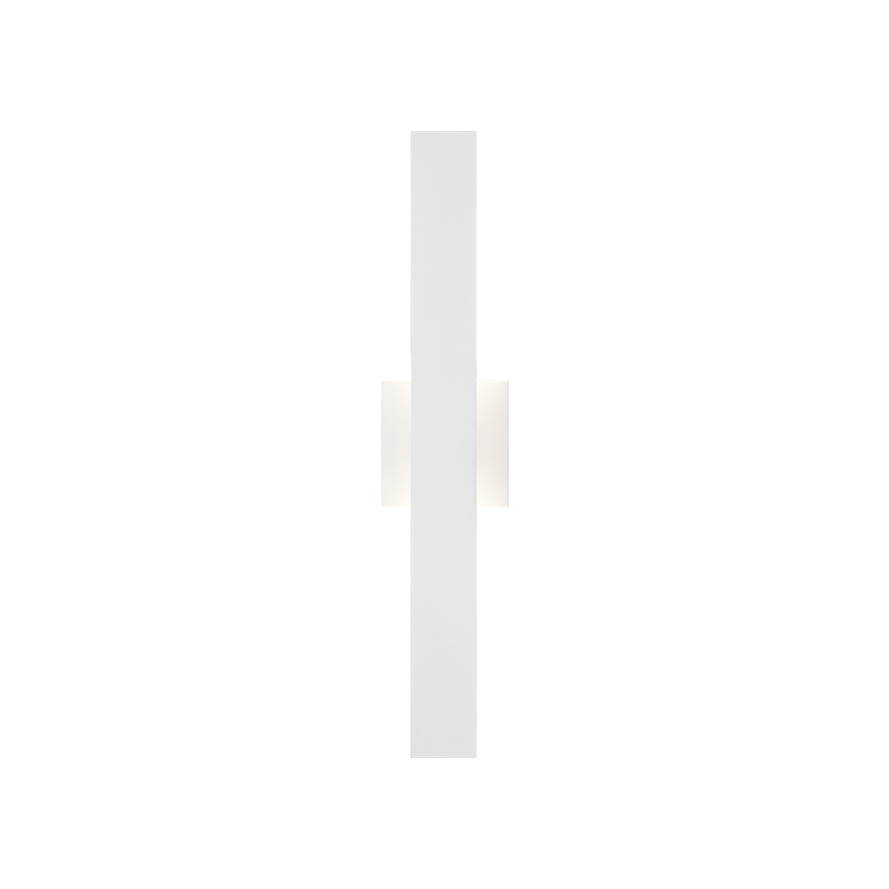 LED Steel Rectangular Frame with Acrylic Diffuser Outdoor Wall Sconce