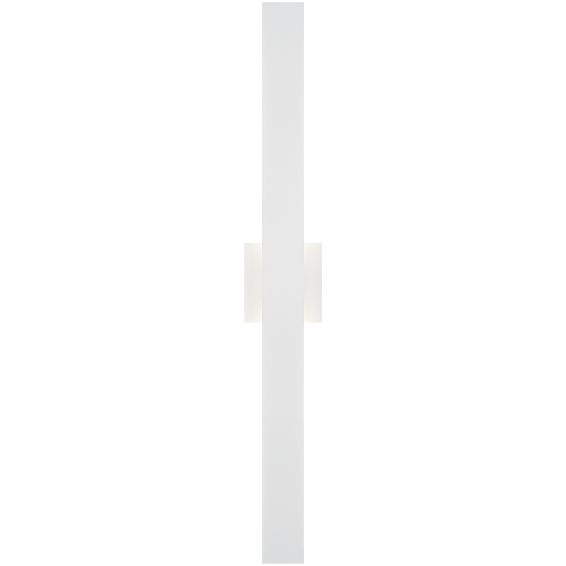LED Steel Rectangular Frame with Acrylic Diffuser Outdoor Wall Sconce