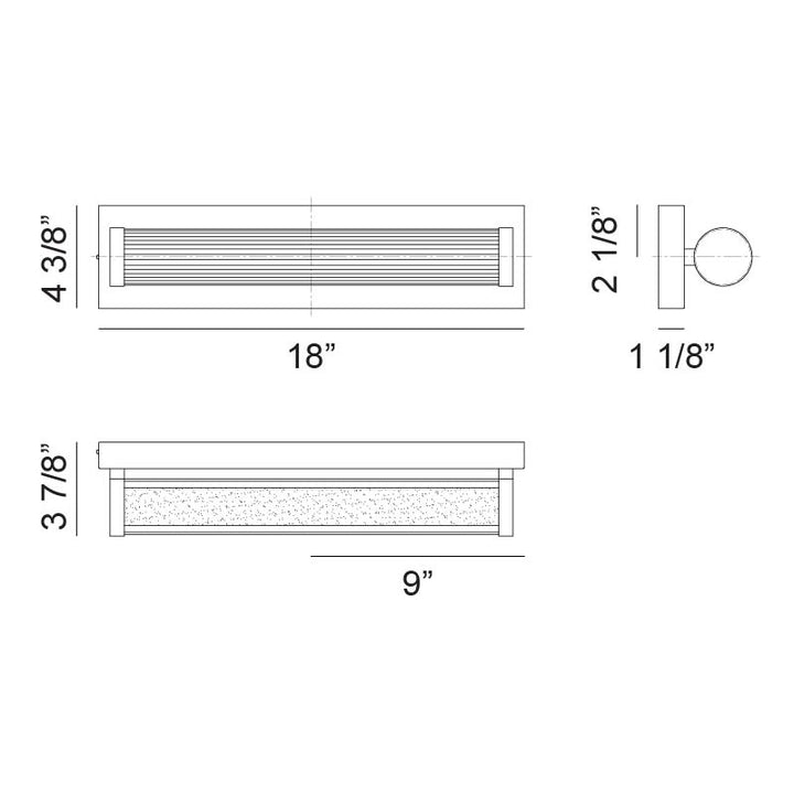 Athena - LED 1 Light Vanity Light