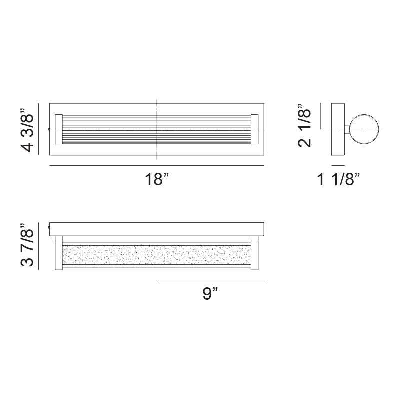 Athena - LED 1 Light Vanity Light
