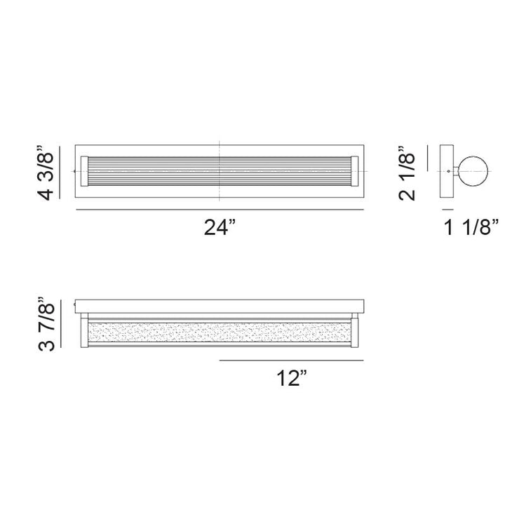Athena - LED 1 Light Vanity Light