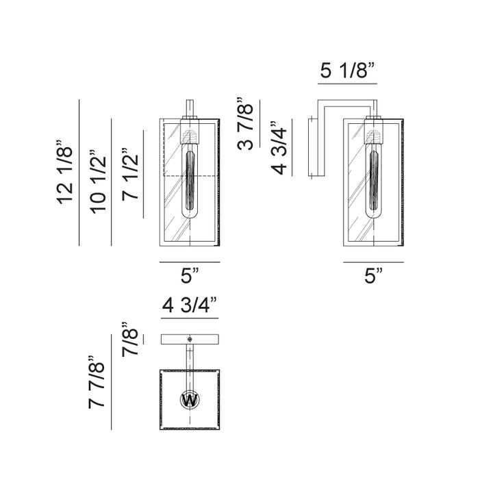Camber - 1 Light Outdoor Wall Light