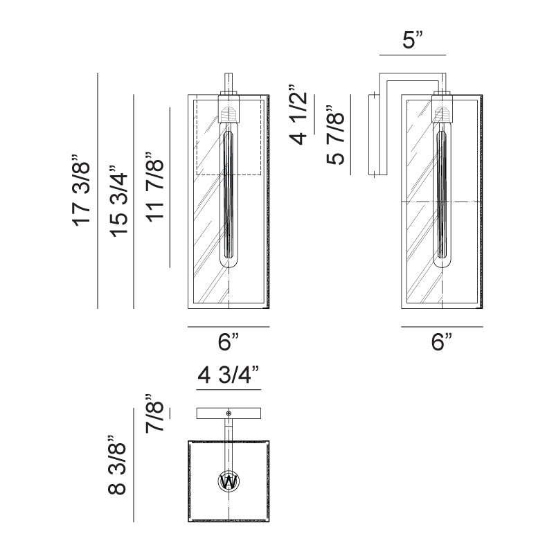 Camber - 1 Light Outdoor Wall Light