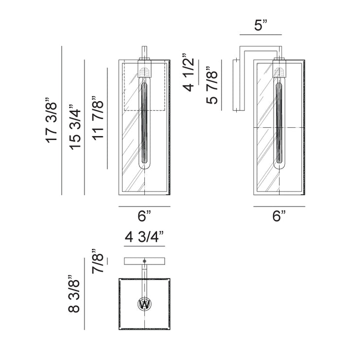 Camber - 1 Light Outdoor Wall Light