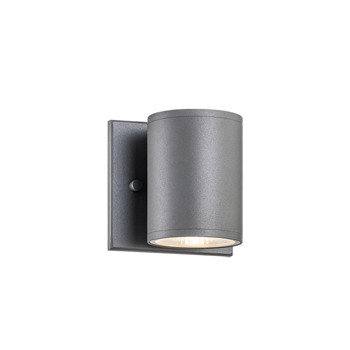 LED Steel Cylindrical Frame Outdoor Wall Sconce
