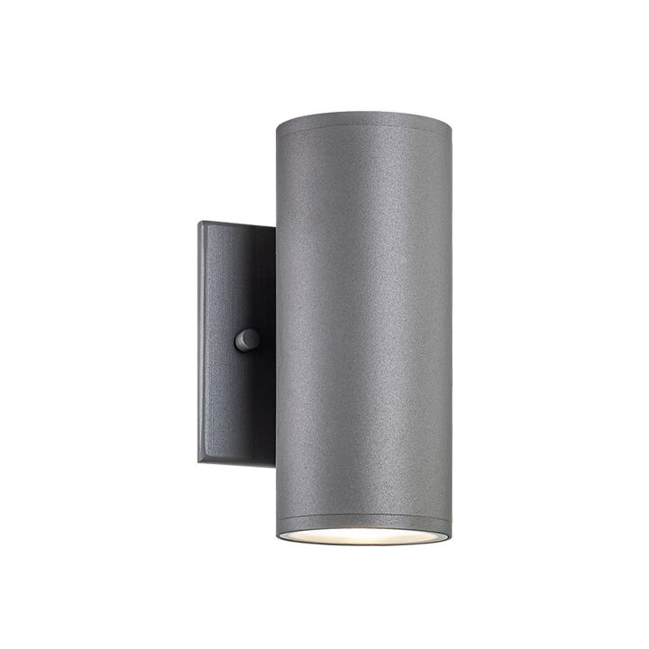 LED Steel Cylindrical Frame Outdoor Wall Sconce