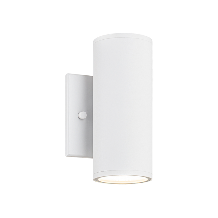 LED Steel Cylindrical Frame Outdoor Wall Sconce