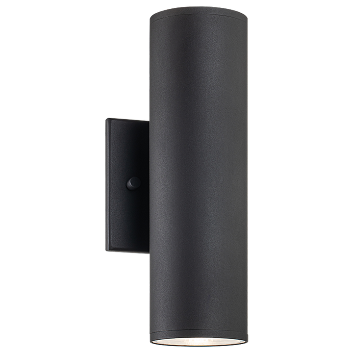 LED Steel Cylindrical Frame Outdoor Wall Sconce