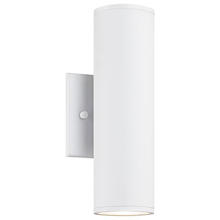 LED Steel Cylindrical Frame Outdoor Wall Sconce