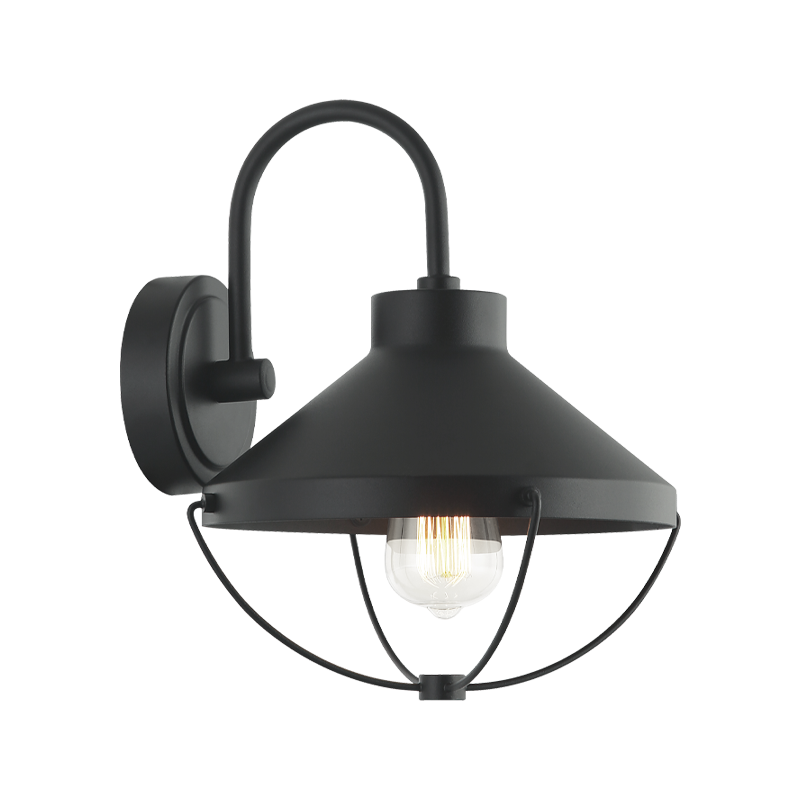 Fable - 1 Light Outdoor Wall Light, Ø11 1/4" x 13"H x 11 1/2"E, by Matteo Lighting