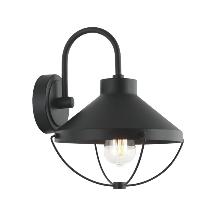 Fable - 1 Light Outdoor Wall Light, Ø11 1/4" x 13"H x 11 1/2"E, by Matteo Lighting
