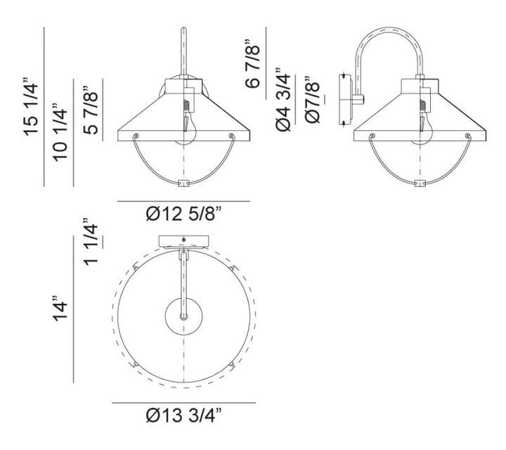 Fable - 1 Light Outdoor Wall Light by Matteo Lighting - view 4