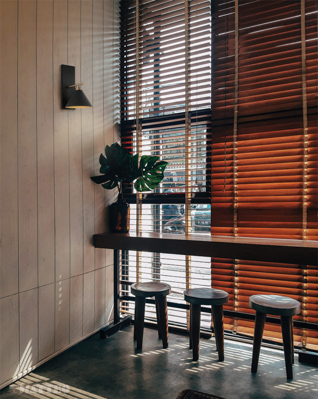 Steel Frame with Cone Shade Two Tone Wall Sconce