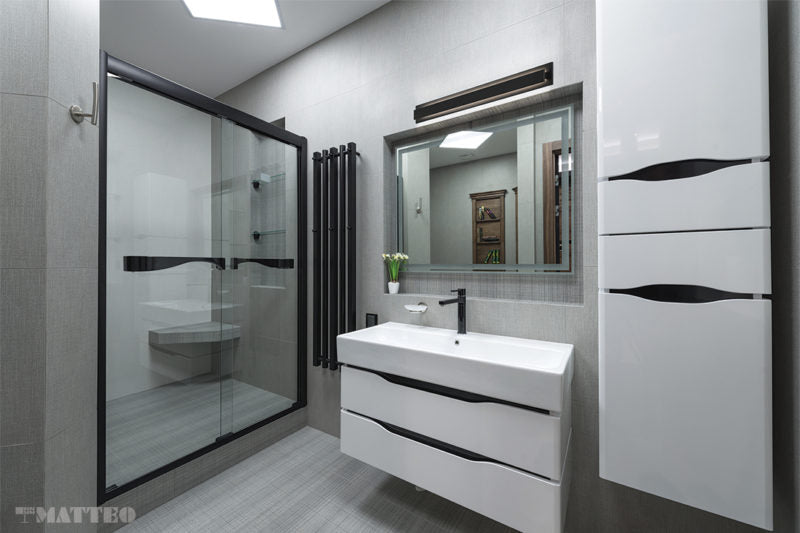 LED Steel Frame with Acrylic Diffuser Adjustable Vanity Light