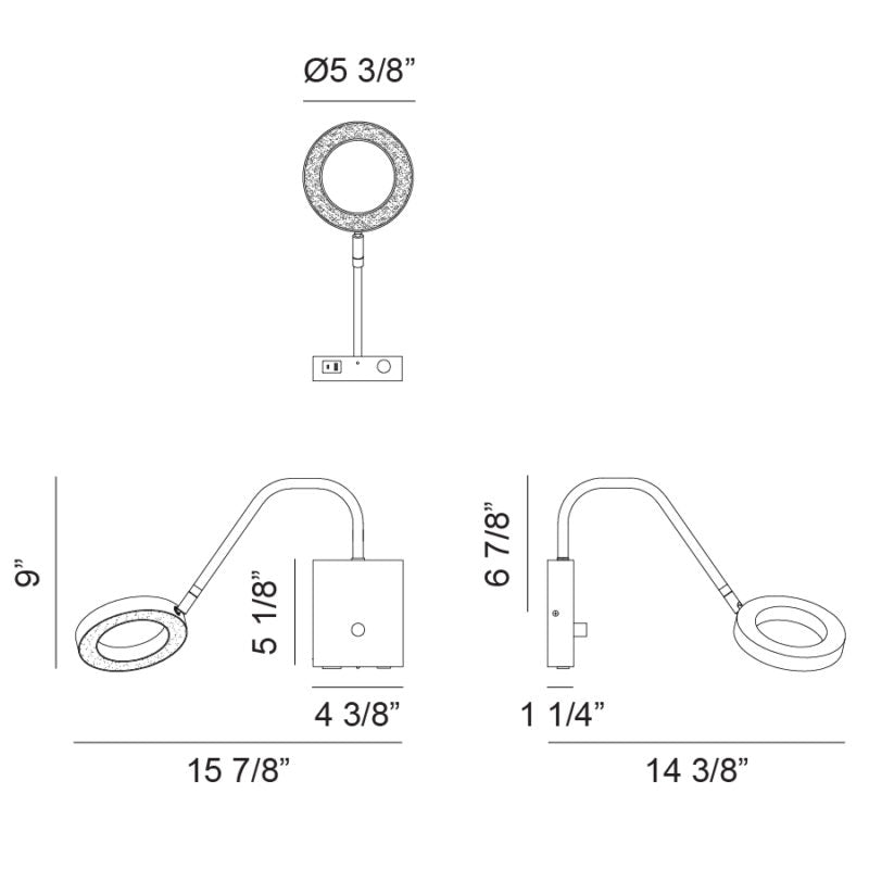 Realm - LED 1 Light Wall Sconce