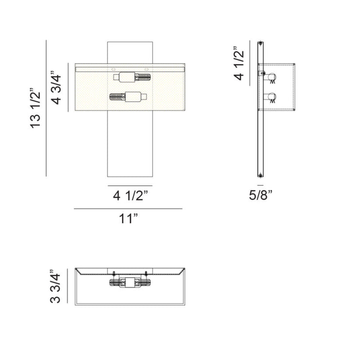 Stafford - LED 2 Light Wall Sconce