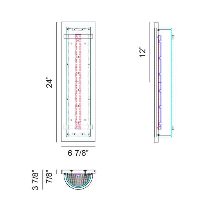 Brampton - LED 1 Light Wall Sconce