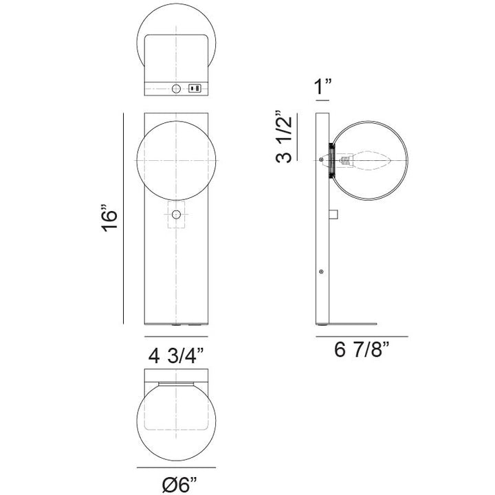 Stanley - 1 Light Wall Sconce