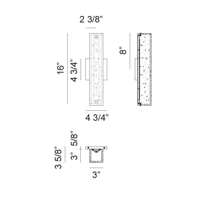 Muro - LED 1 Light Vanity Light