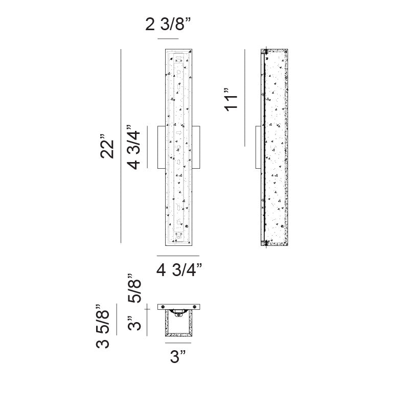 Muro - LED 1 Light Vanity Light