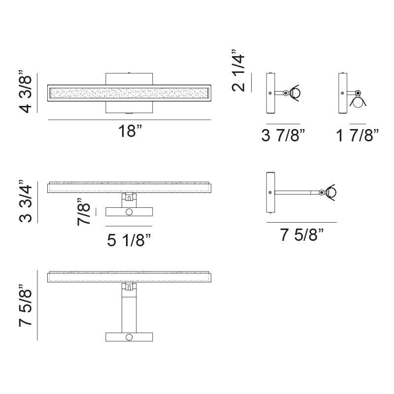 Harper - LED 1 Light Vanity Light