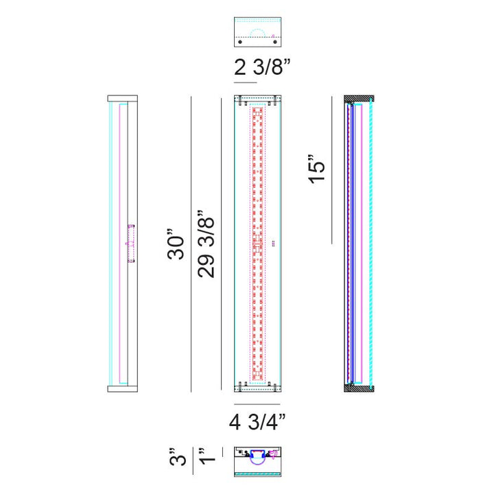 Stratum - LED Wall Sconce