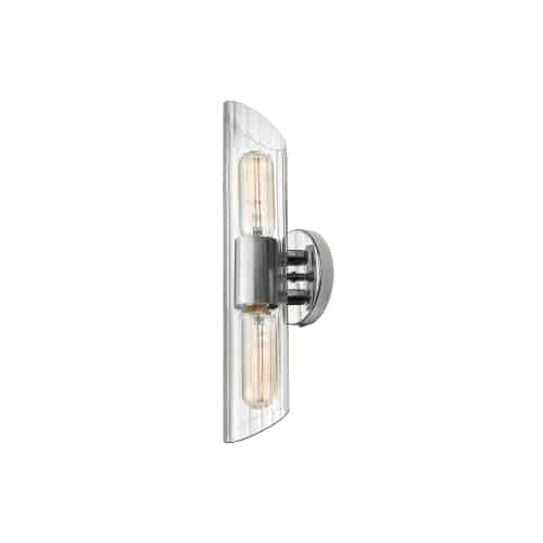 Samantha 2 Light Vanity in Polished Chrome by Dainolite