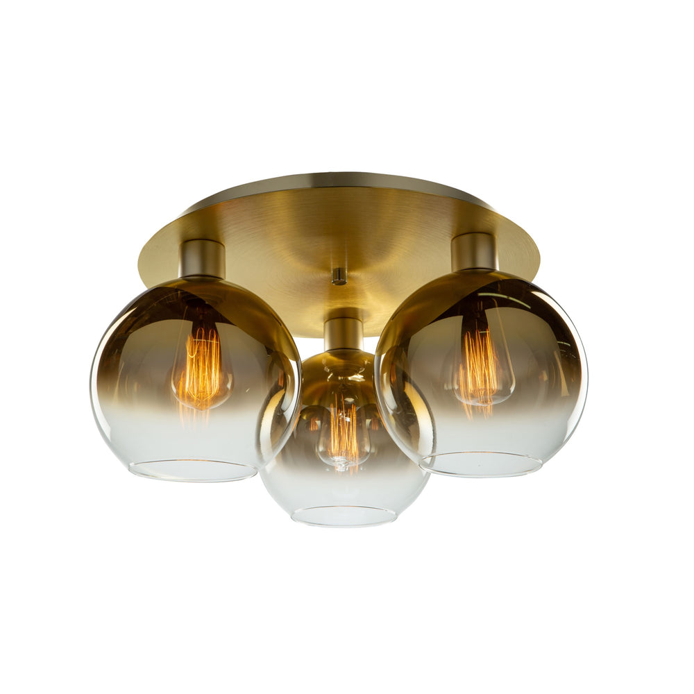 Morning Mist Semi-Flush Mount, 3 Light / 19.75" W, by Artcraft Lighting