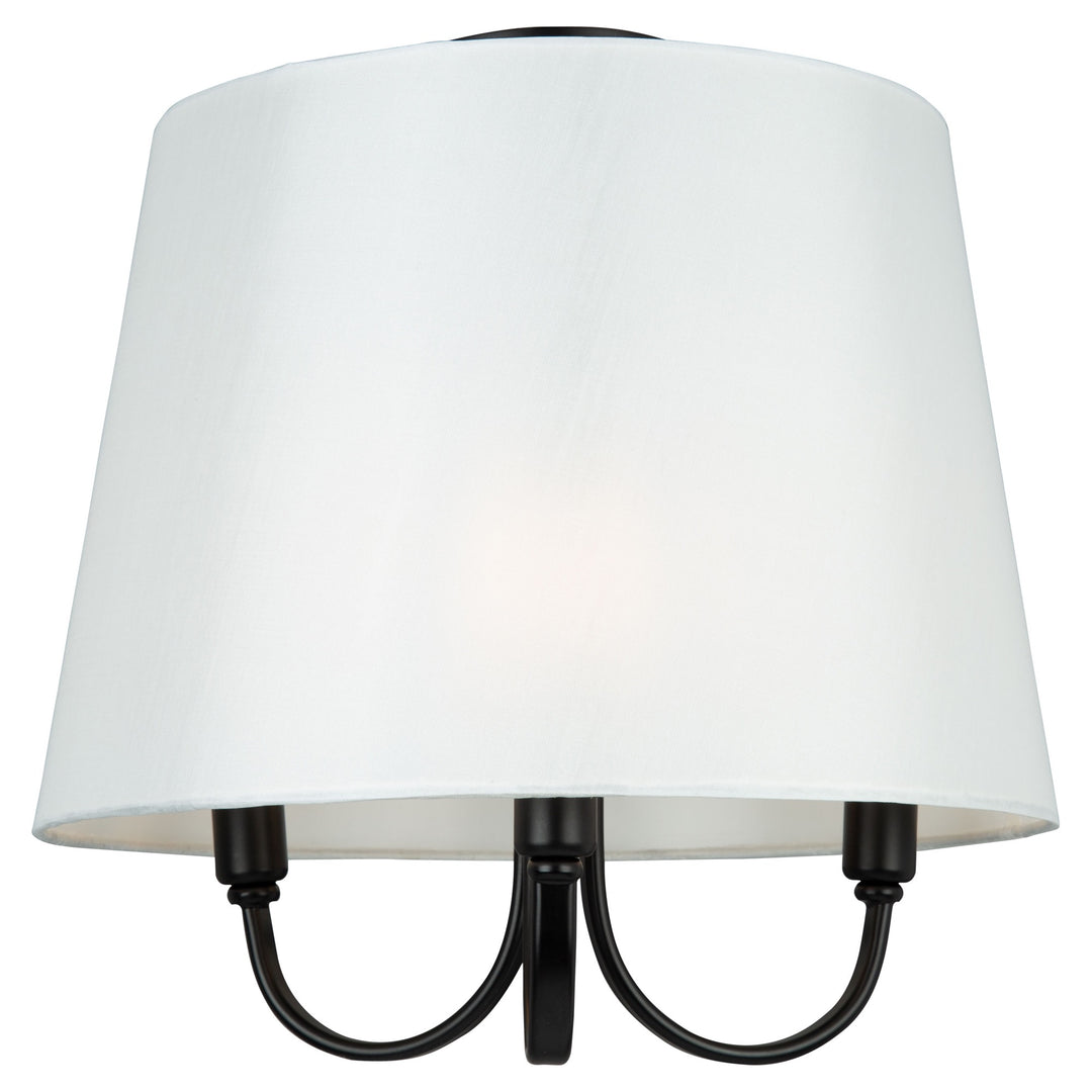 Rhythm Semi-Flush Mount in Black by Artcraft Lighting