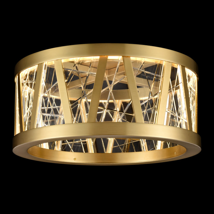 Lucus Crystal Drum Semi-Flush by Zeev - view 3