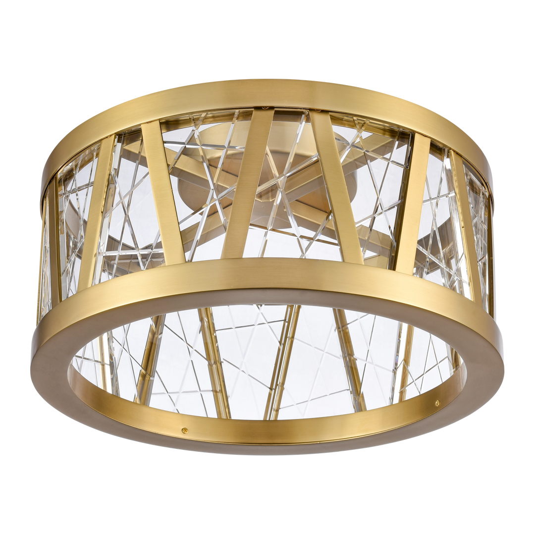Lucus Crystal Drum Semi-Flush by Zeev - view 2