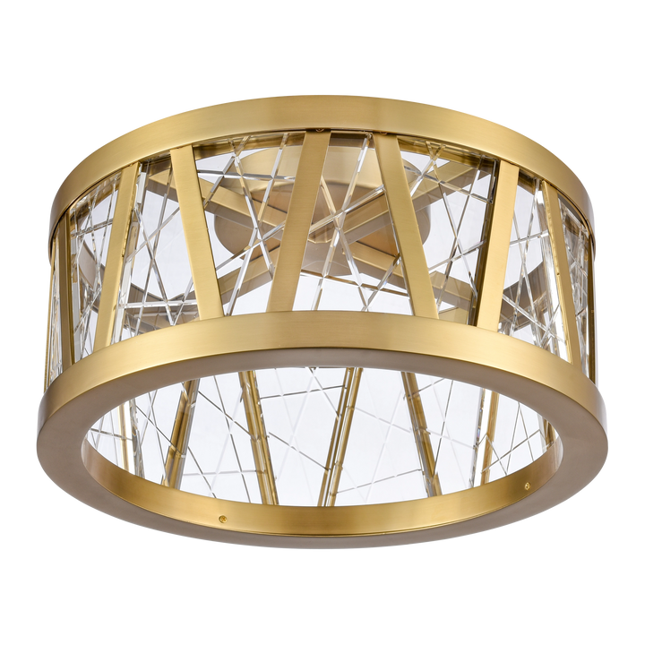 Lucus Crystal Drum Semi-Flush by Zeev - view 2