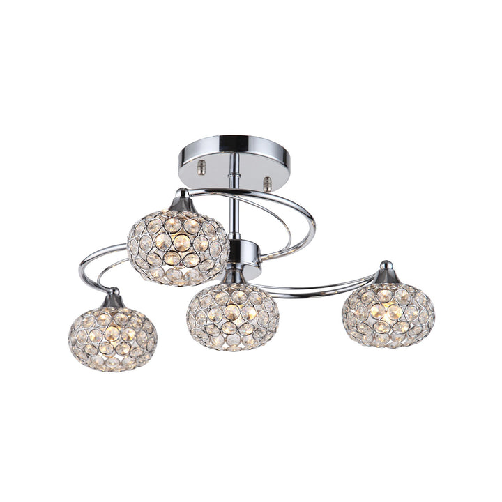 Kent Crystal Semi-Flush, 18", by Zeev
