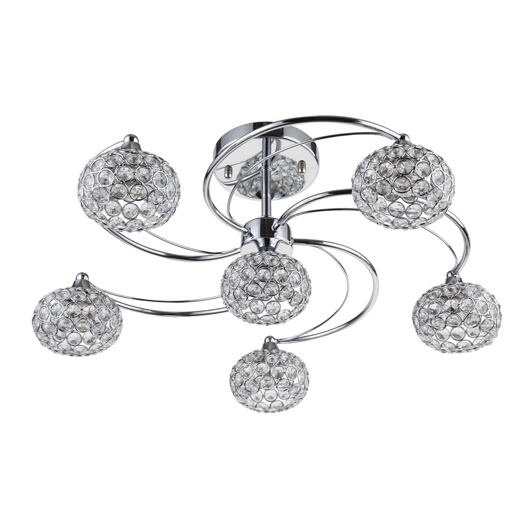 Kent Crystal Semi-Flush, 23", by Zeev