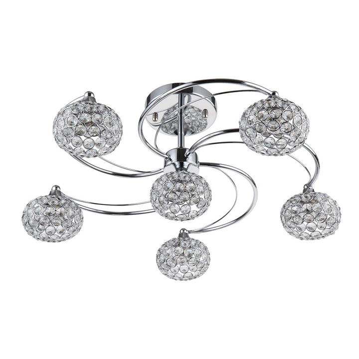 Kent Crystal Semi-Flush, 23", by Zeev
