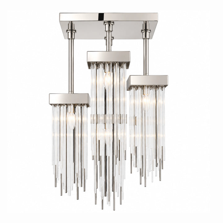 Waterfall Cityscape Semi-Flush by Zeev - view 6