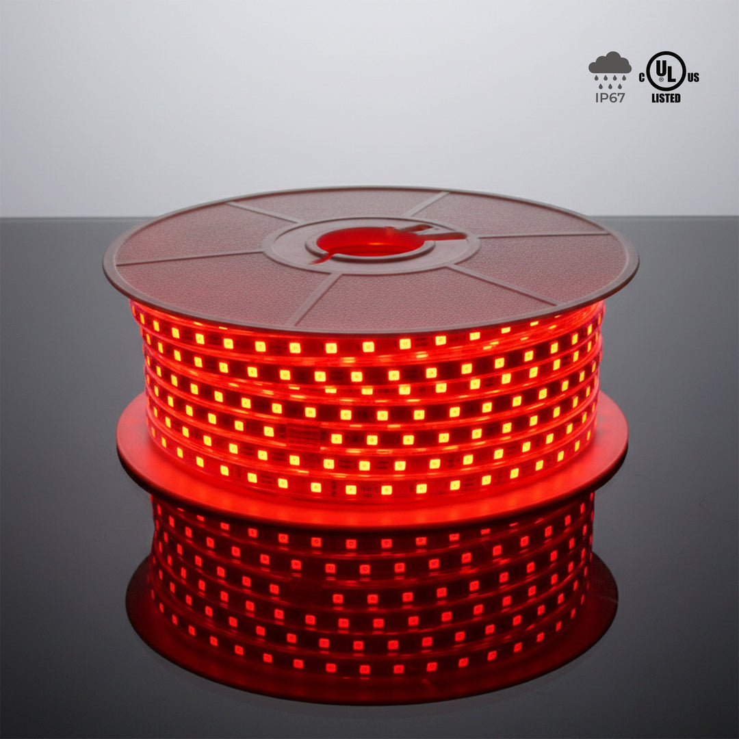 50m RGB LED Strip Light 120V IP67 - SL-RGB50M