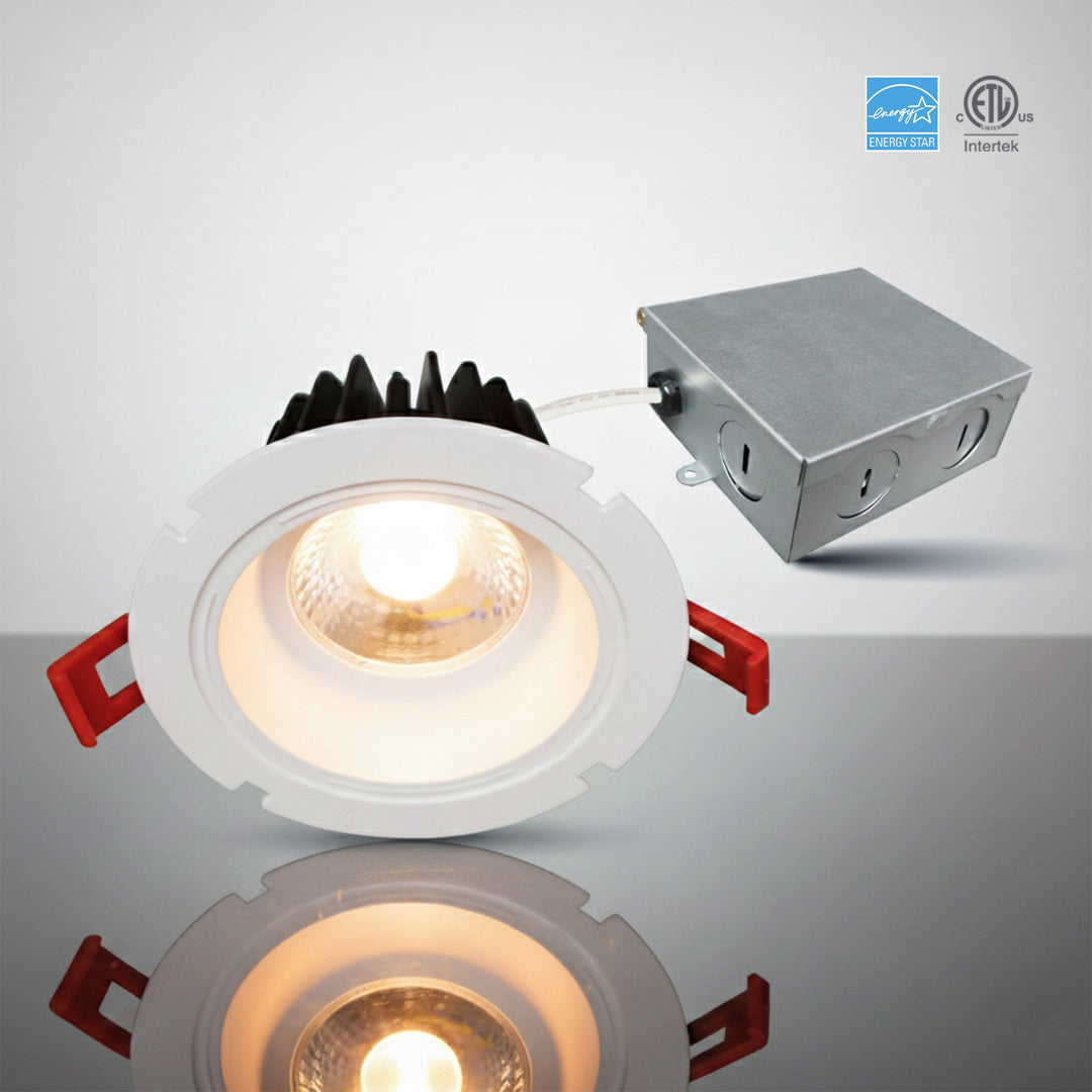 4" Designer Deep Regressed LED Recessed Light 5CCT - SLIM-RG4